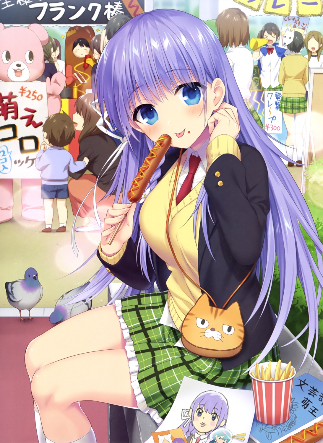 fuyuichi_monme, seifuku, sweater