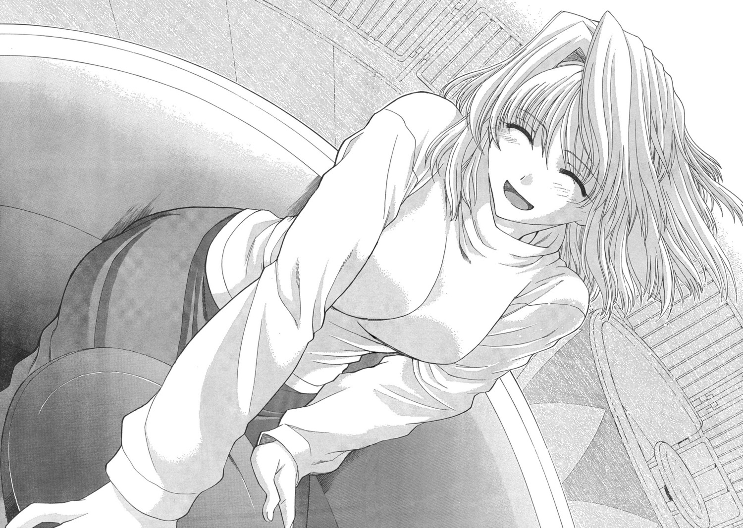 arcueid_brunestud, monochrome, sasaki_shounen, tsukihime, type-moon