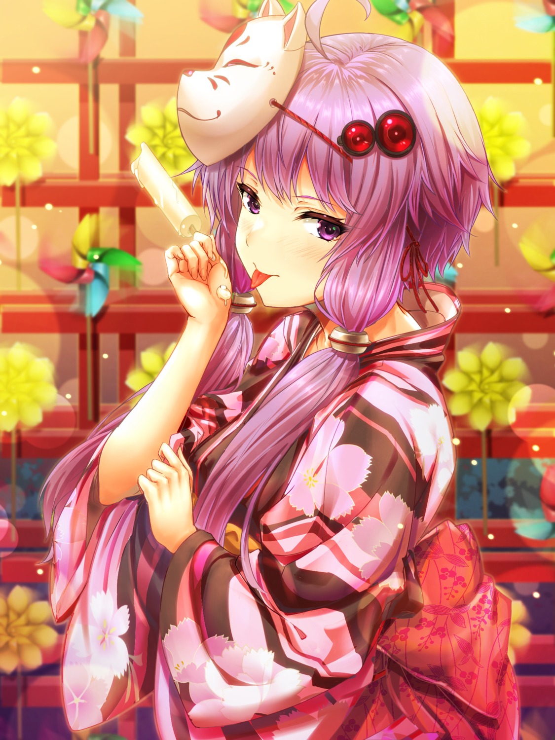 fujino_yuuki, voiceroid, yukata, yuzuki_yukari