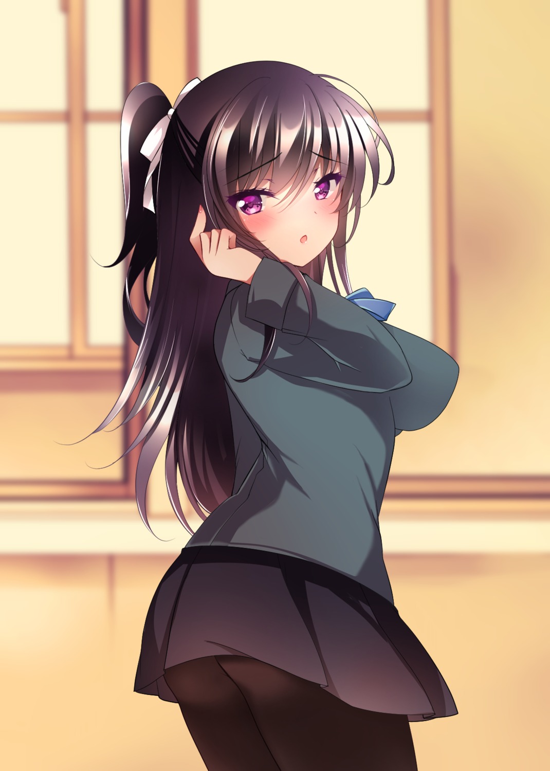 ichiyou_moka, pantyhose, seifuku