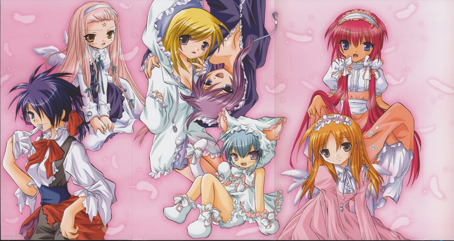 anise_azeat, apricot_sakuraba, galaxy_angel, galaxy_angel_ii, kahlua_marjoram, kanan, lily_c_sherbet, nano-nano_pudding