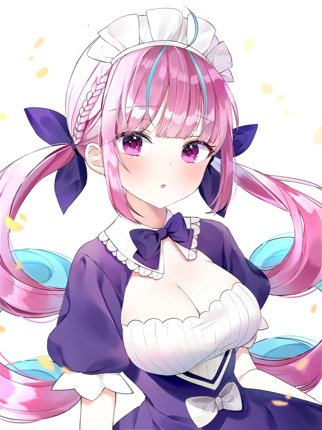 hololive, maid, minato_aqua, moka01
