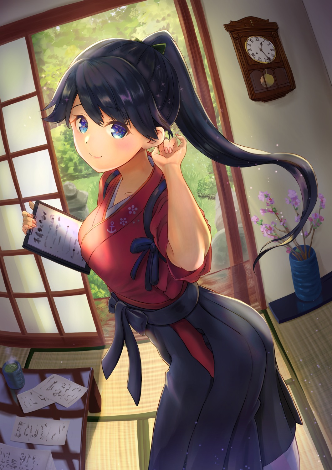 houshou_(kancolle), japanese_clothes, kantai_collection, tsukiyo_kapibara