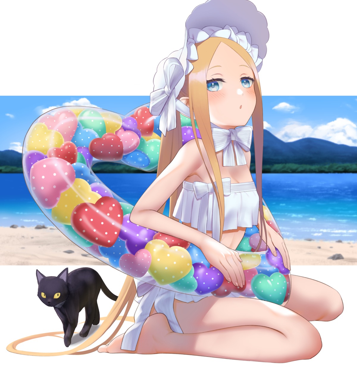 abigail_williams_(fate), bikini, fate/grand_order, neko, swimsuits, tsuchifumazu