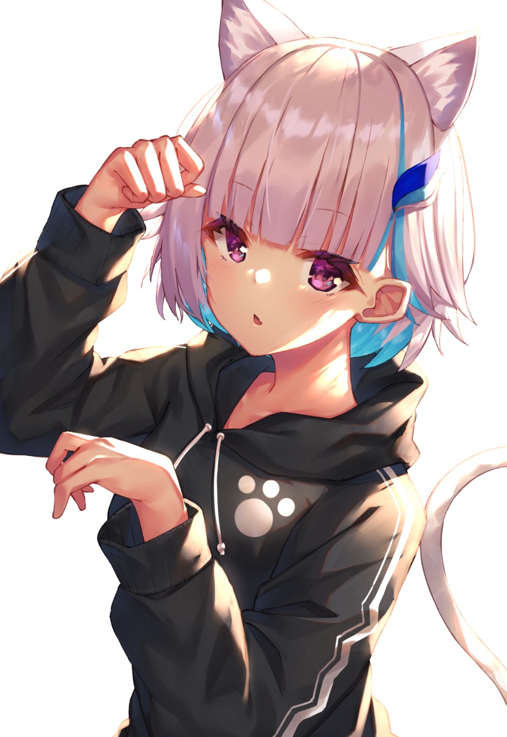 animal_ears, lize_helesta, nekomimi, nijisanji, tail, yuuki_nao_(pixiv10696483)