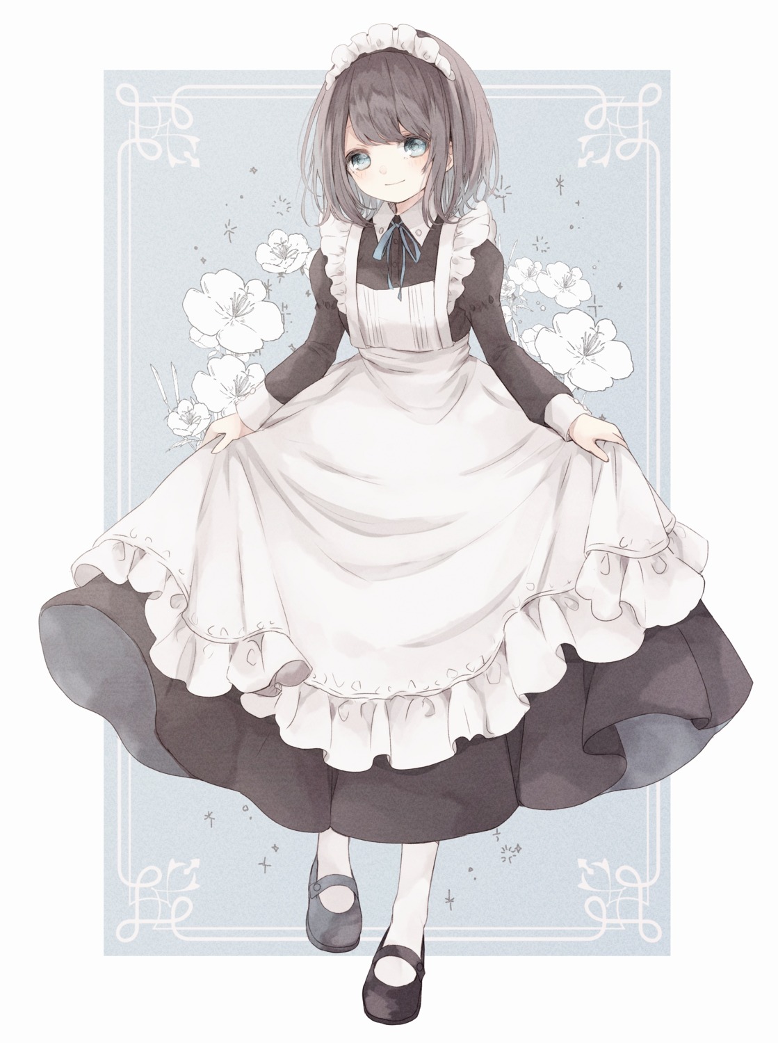 maid, skirt_lift, tukimisou0225