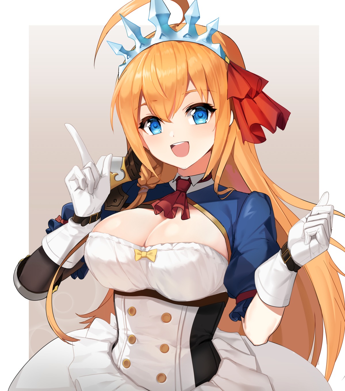 cleavage, no_bra, pecorine, princess_connect!, princess_connect!_re:dive, shovelwell