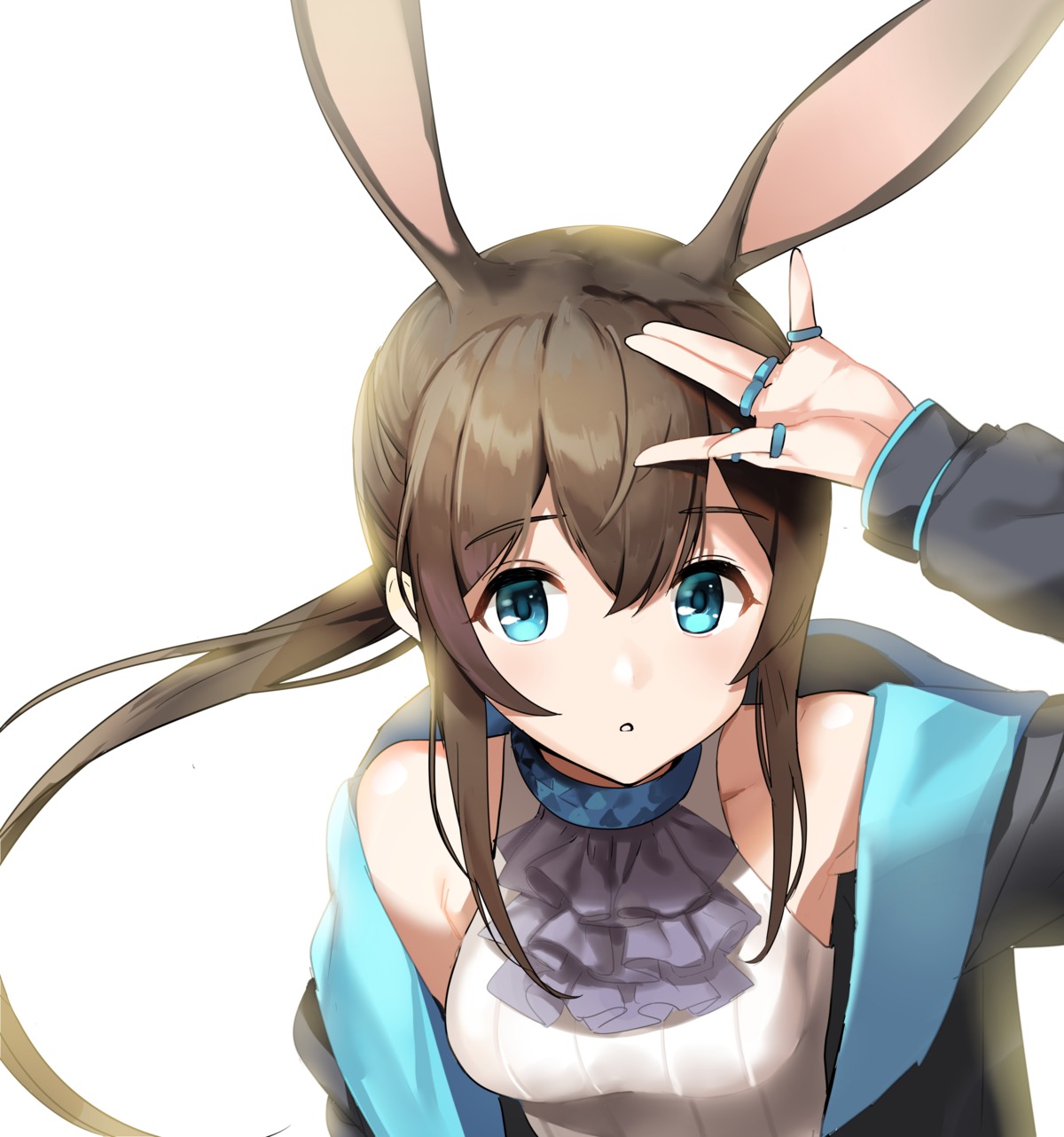 amiya_(arknights), animal_ears, arknights, bunny_ears, shovelwell