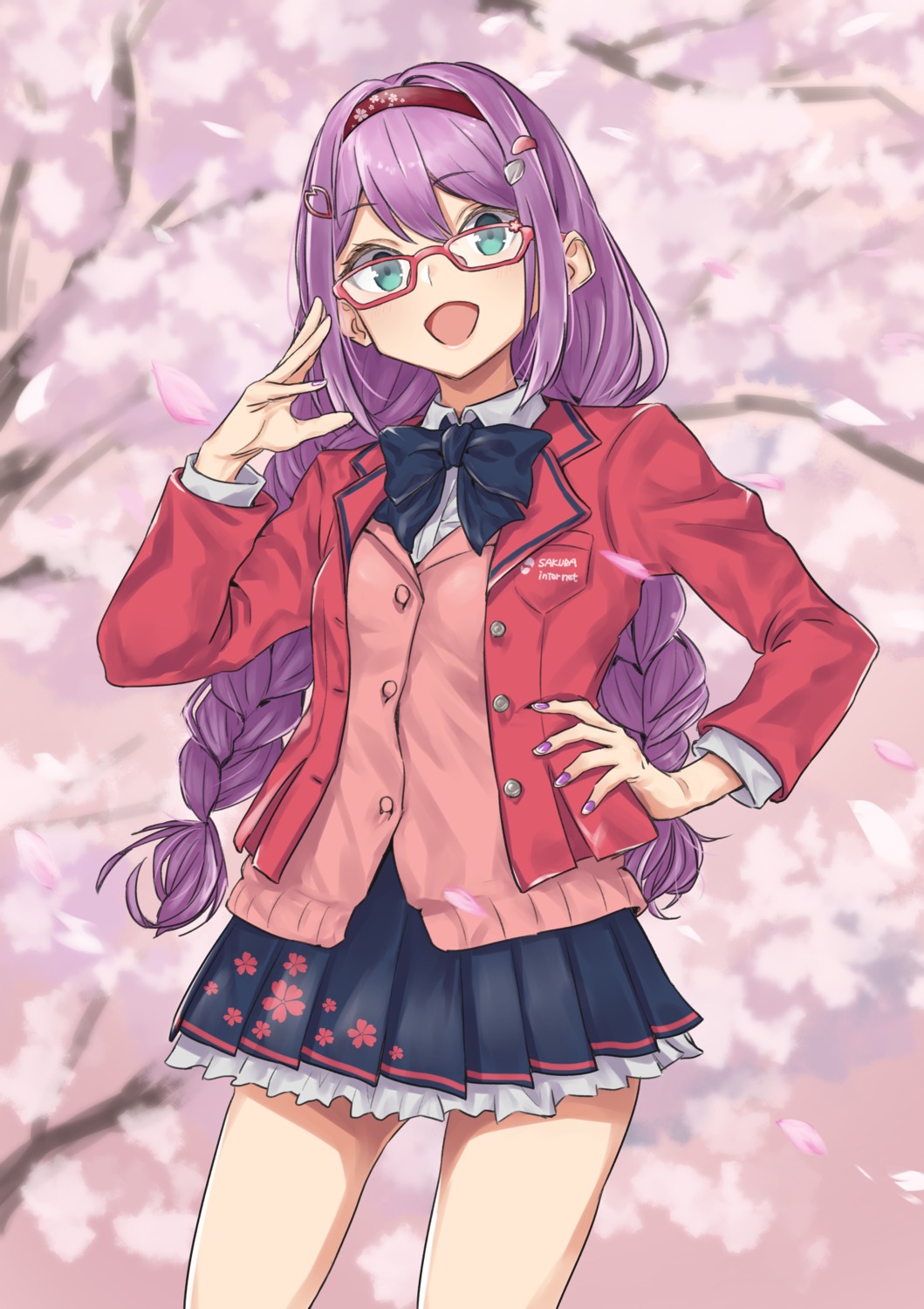 g9_(jiiku), megane, nijisanji, sakura_ritsuki, seifuku, sweater