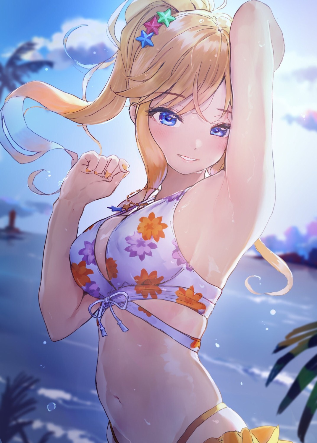 bikini, ootsuki_yui, swimsuits, takeya_y0615, the_idolm@ster, the_idolm@ster_cinderella_girls, wet
