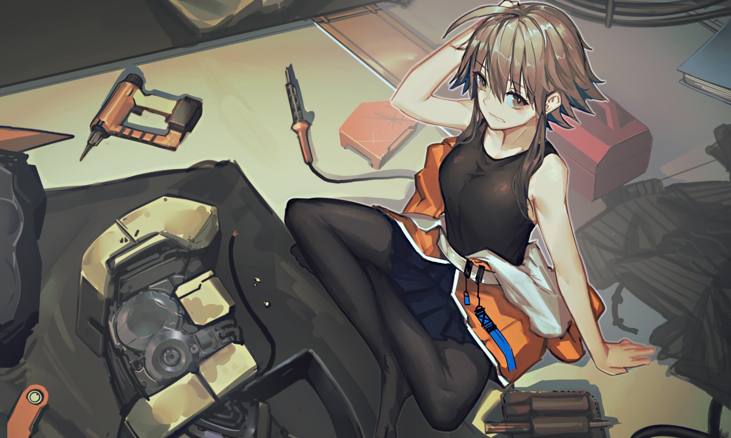 arknights, fixro2n, mayer_(arknights), pantyhose
