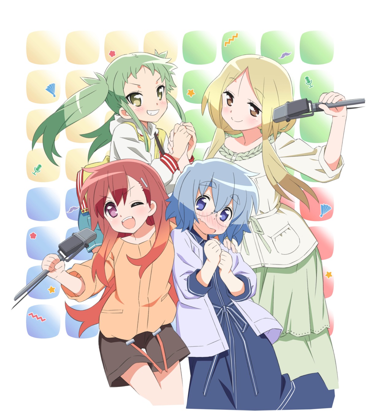 araya_rin, asougi_nayuta, dress, kitakaze_fubuki, kogarashi_mafuyu, maesetsu!, megane, possible_duplicate