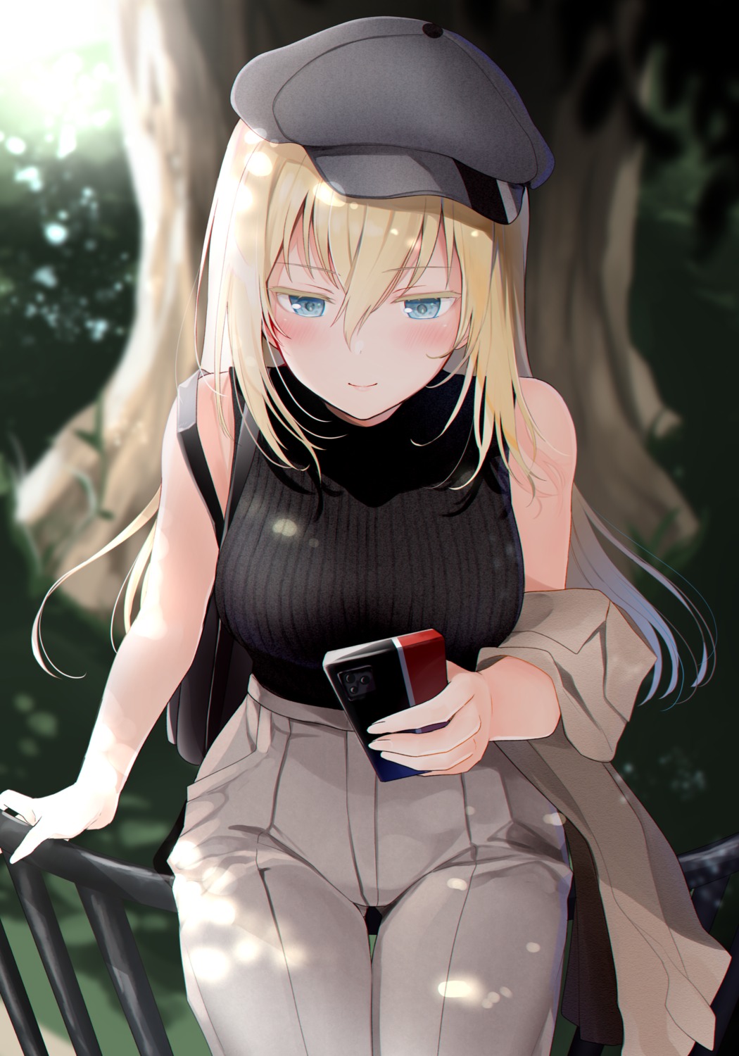 bismarck_(kancolle), kantai_collection, sweater, yunamaro