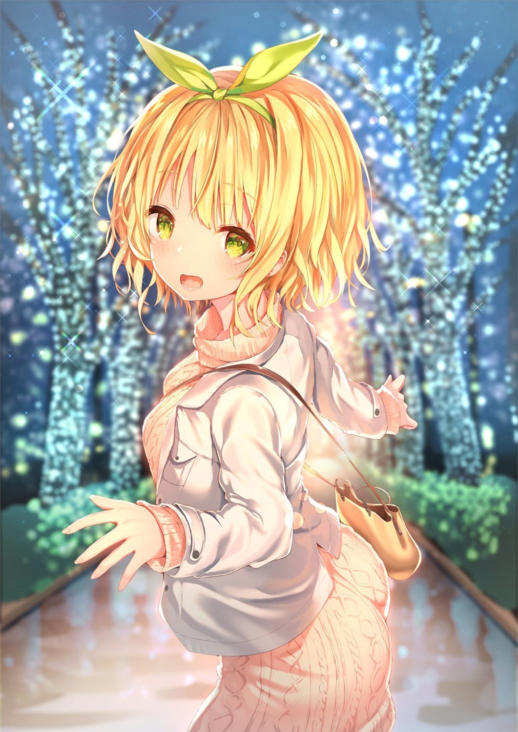 ass, dress, kawaikereba_hentai_demo_suki_ni_natte_kuremasu_ka?, koga_yuika, sune, sweater