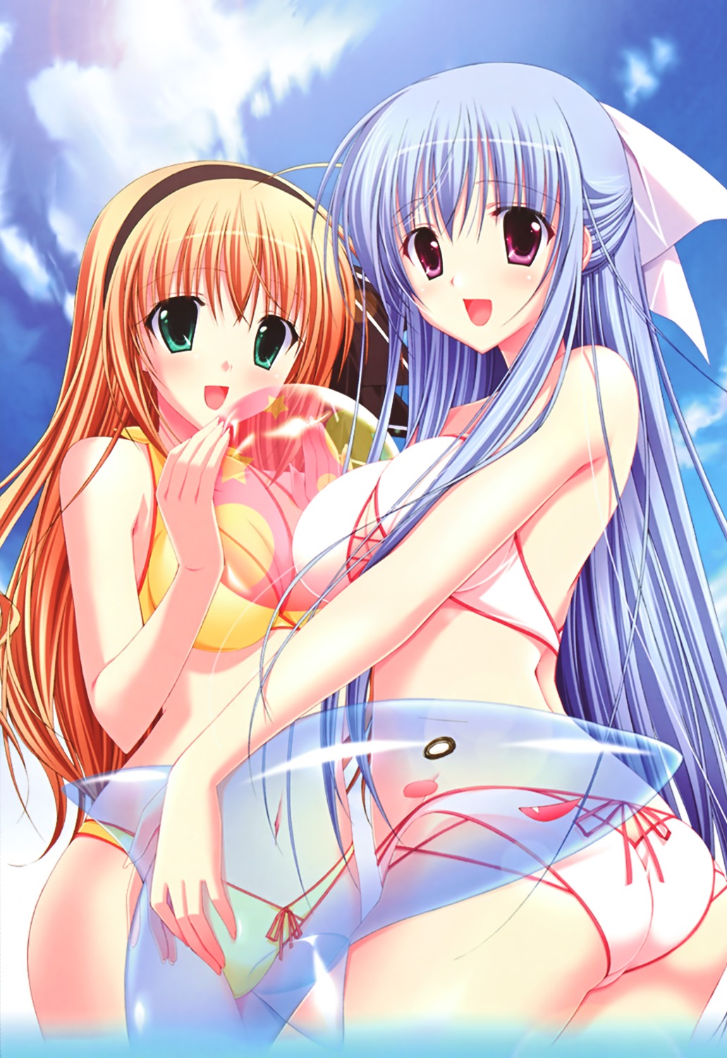 bikini, choco_chip, onoshima_kusumi, overfiltered, prima_stella, swimsuits, touhouin_shizuka