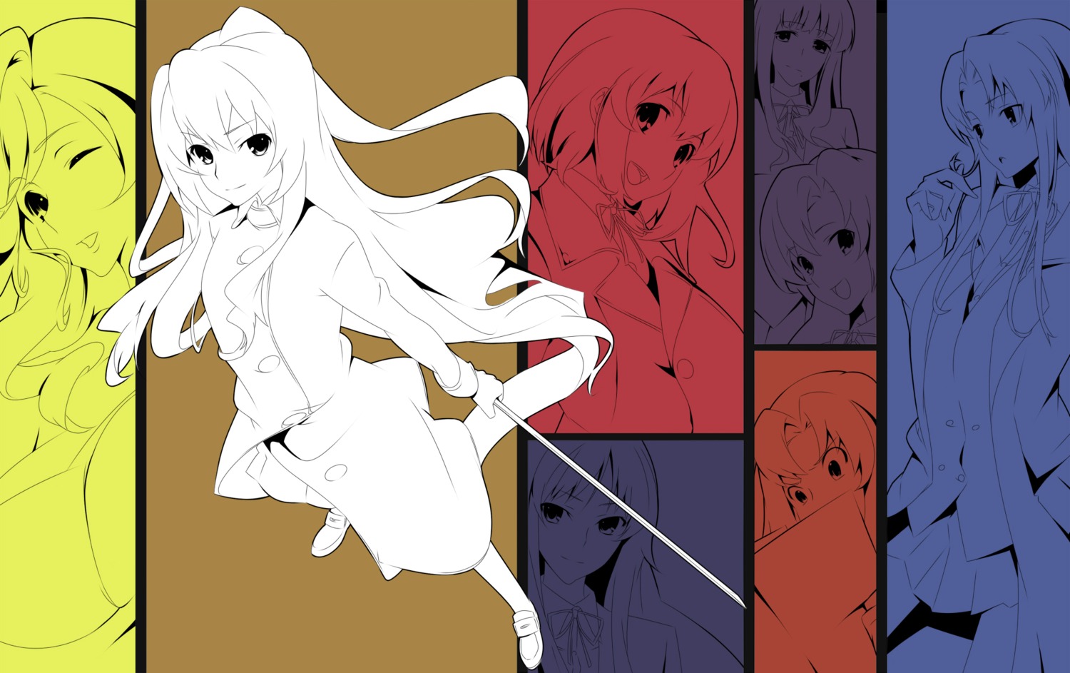 aisaka_taiga, kanou_sumire, kashii_nanako, kawashima_ami, kihara_maya, koigakubo_yuri, kushieda_minori, nanao