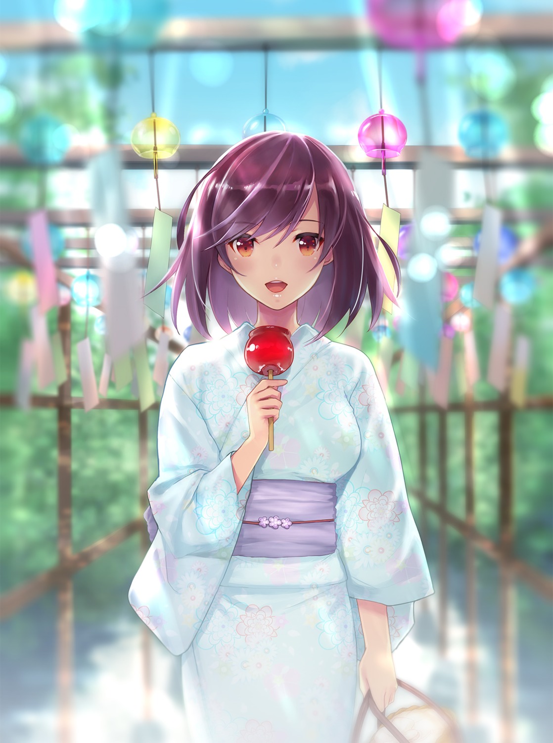 araya_touka, koizumi_amane, tone_work's, tsuki_no_kanata_de_aimashou, yukata