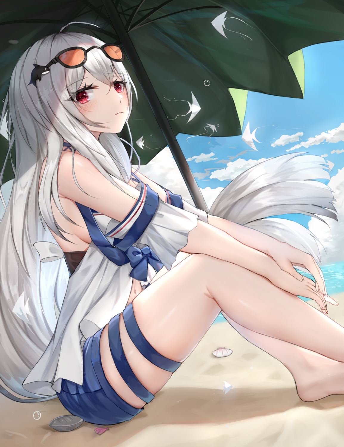 arknights, garter, linz, megane, skadi_(arknights)