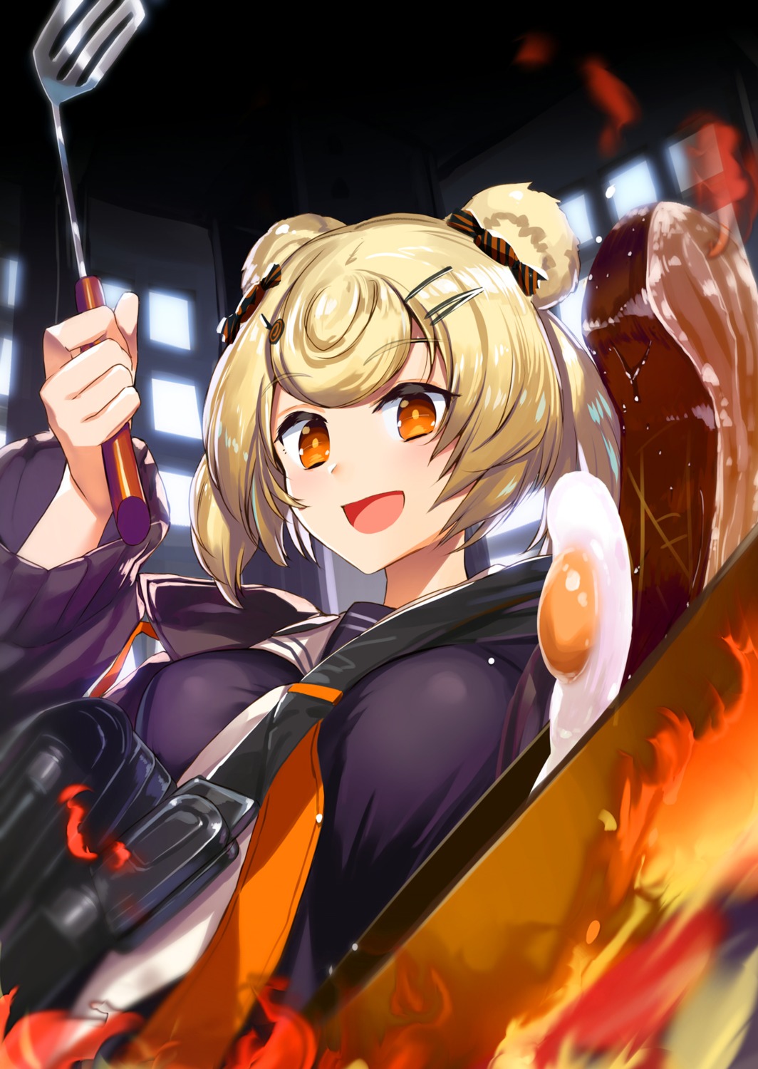 animal_ears, arknights, gummy_(arknights), nonderi, seifuku