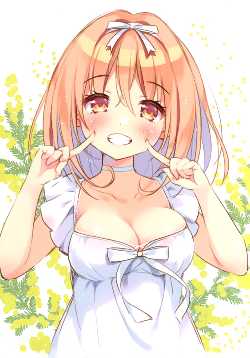 cleavage, cocoa_(pan), no_bra, pan, pan_no_mimi