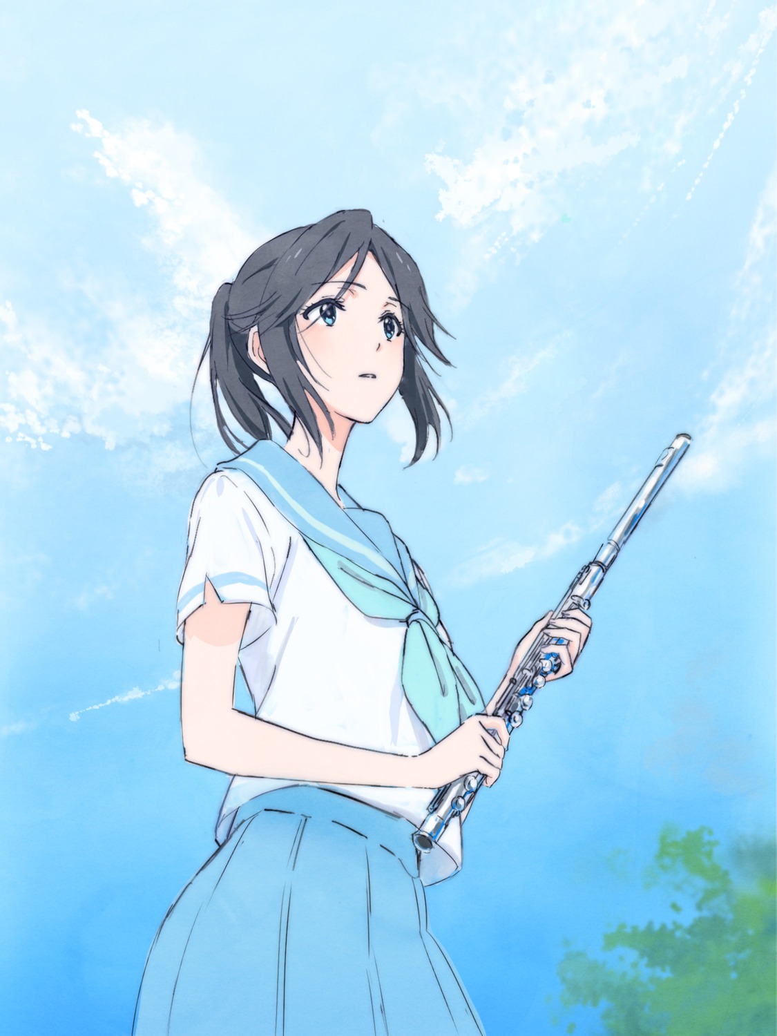 hibike!_euphonium, kasaki_nozomi, liz_to_aoi_tori, piroaki, seifuku