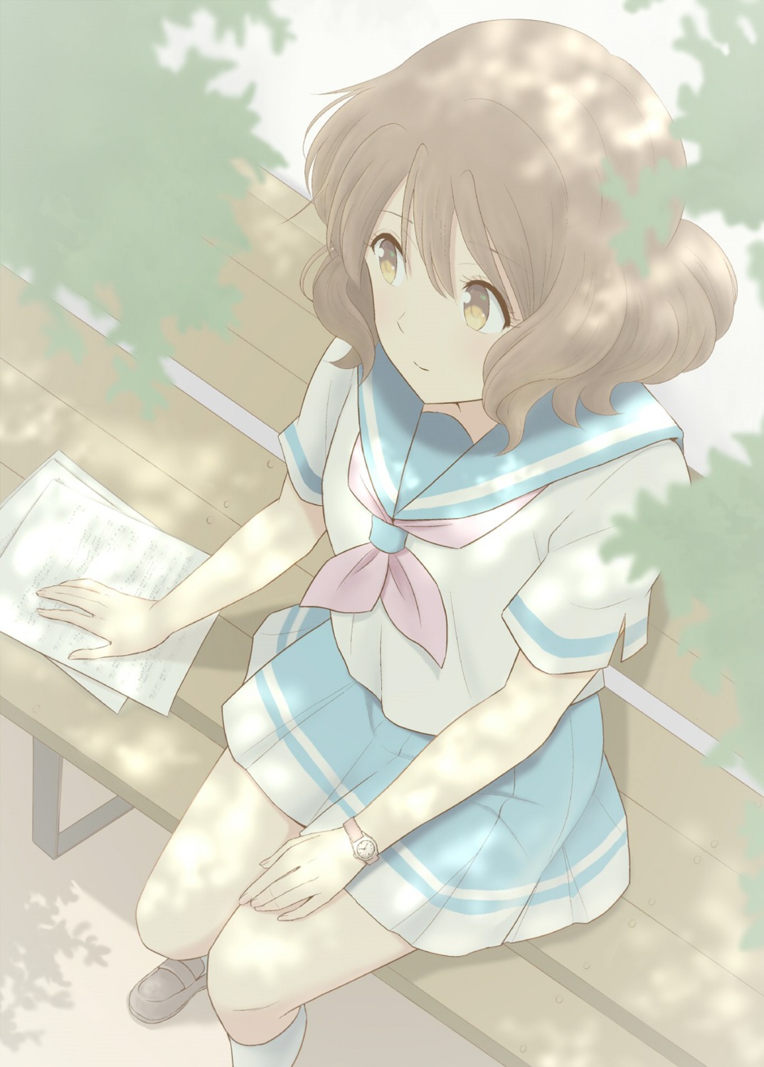 fukushima_uichi, hibike!_euphonium, oumae_kumiko, seifuku
