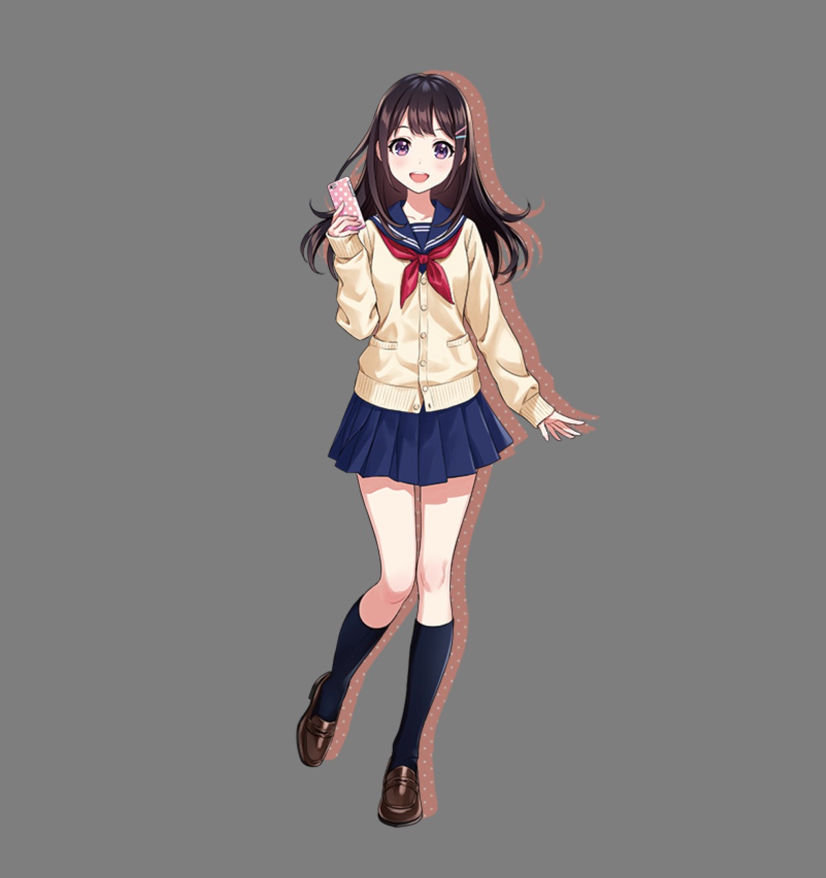 morikura_en, seifuku, sousai_shoujo_teien, sweater, transparent_png, yuuki_madoka