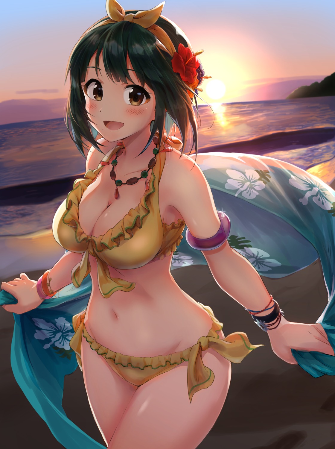 bikini, cleavage, otonashi_kotori, shuucream_(syuichi), swimsuits, the_idolm@ster