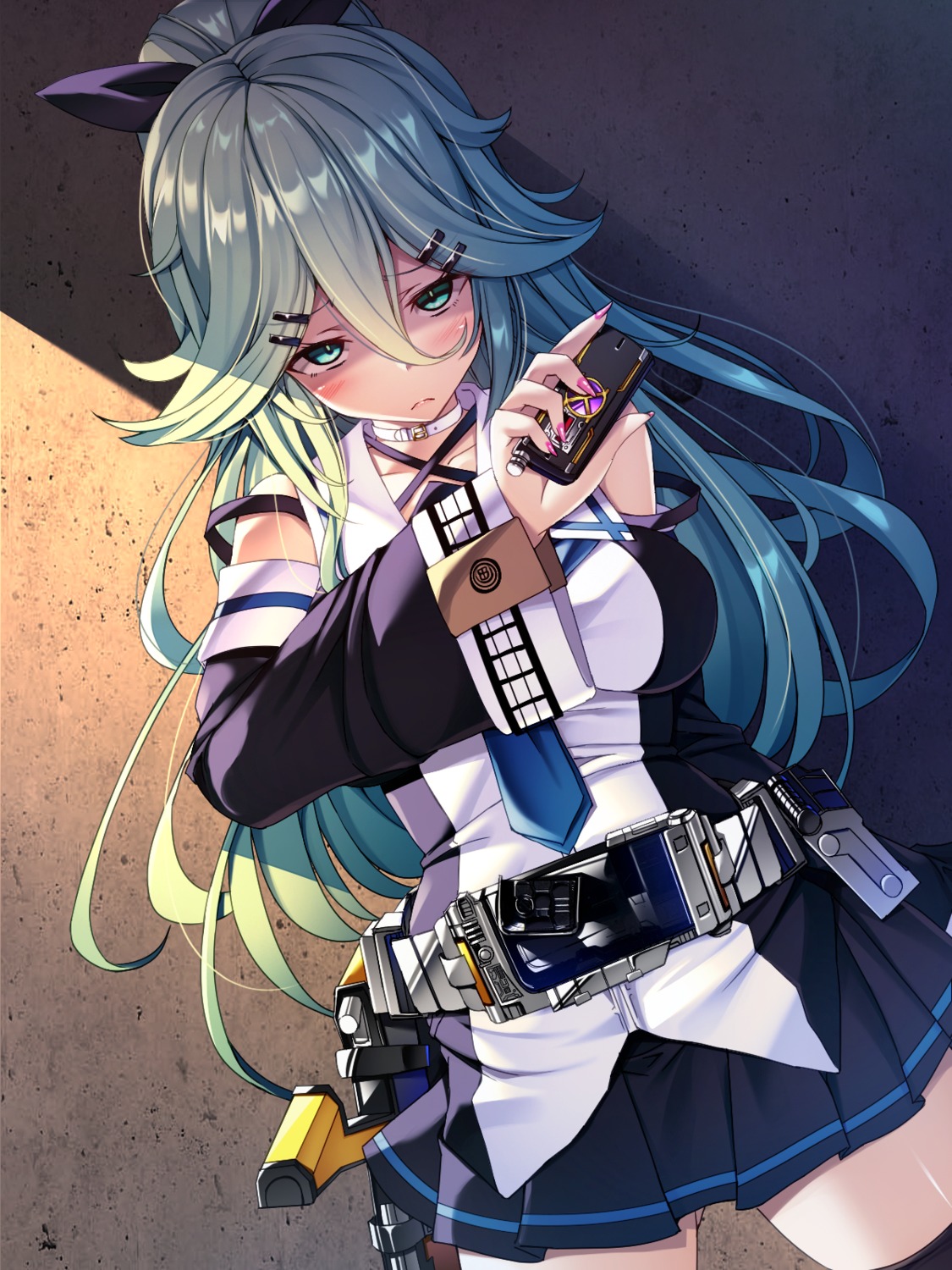 kantai_collection, thighhighs, torisan, yamakaze_(kancolle)