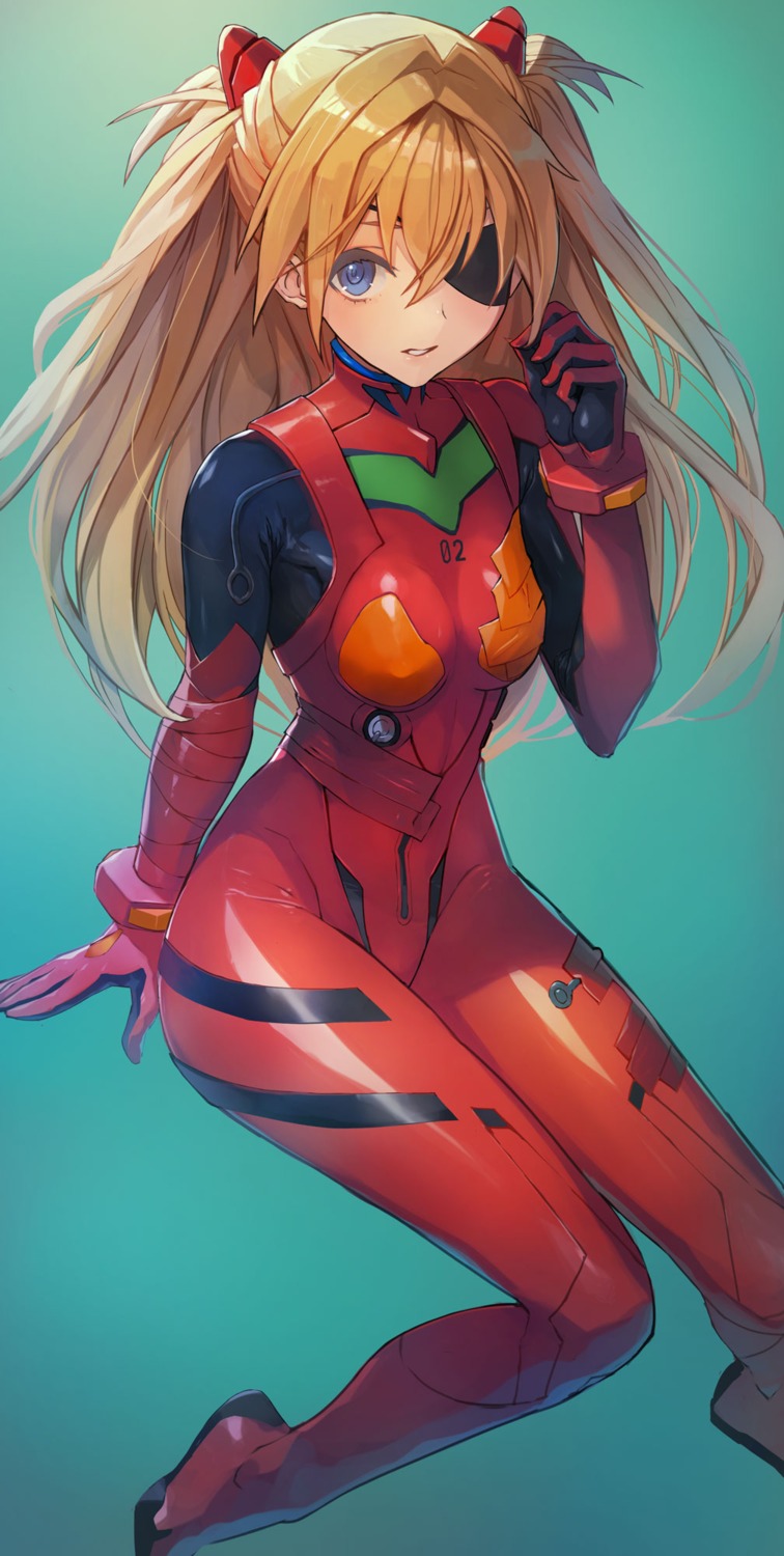 bodysuit, eyepatch, neon_genesis_evangelion, souryuu_asuka_langley, taishi_(picchiridou)
