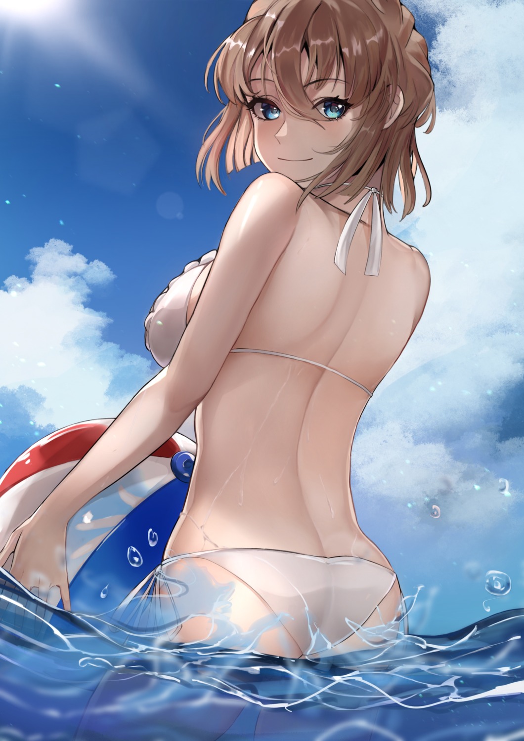 ass, bikini, haibara_ai, meitantei_conan, miyano_shiho, swimsuits, tabayashi, wet