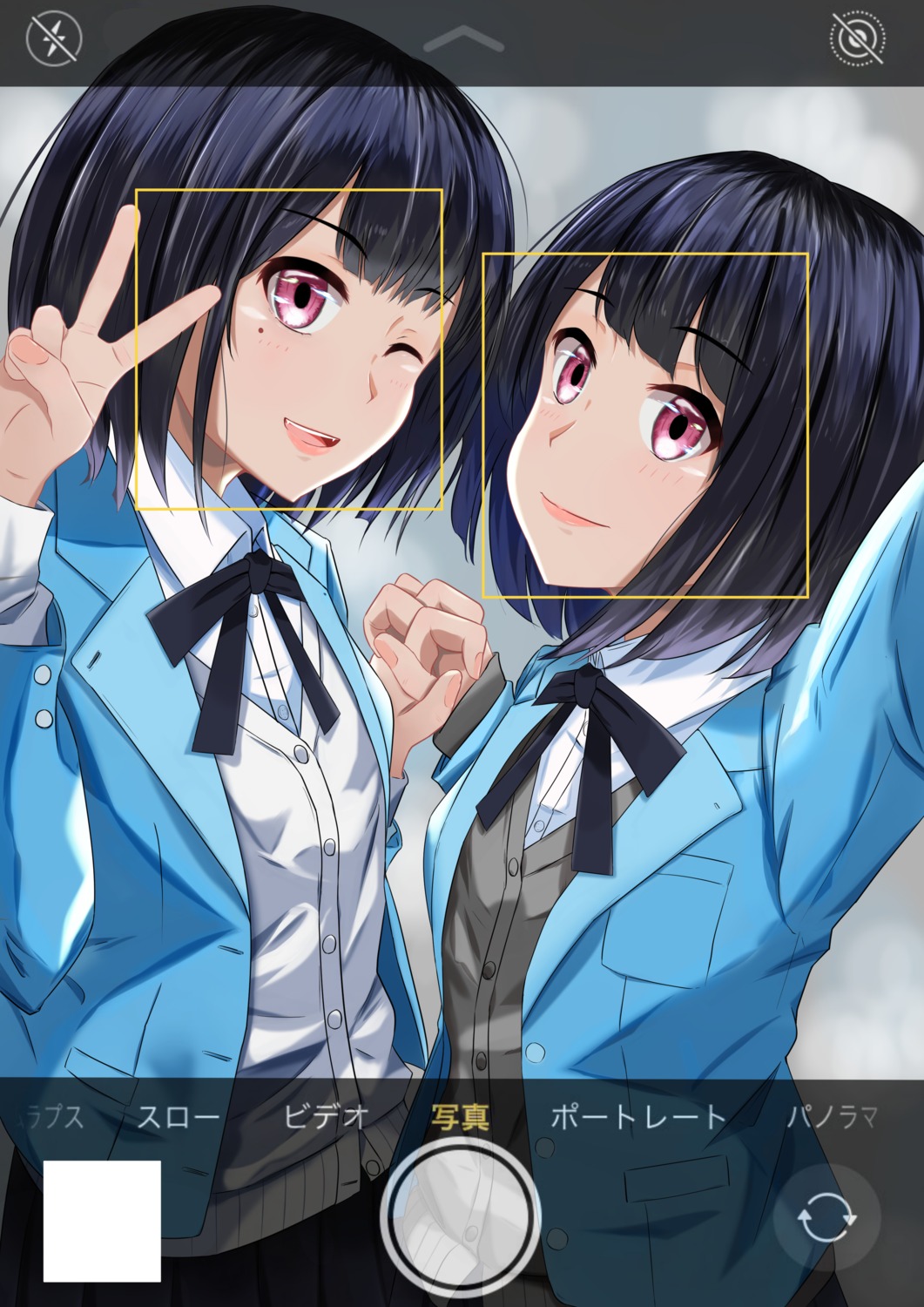 hibike!_euphonium, hisaishi_kanade, rikka_koukou_marching_band_e_youkoso, seifuku, sweater, tagme, yuri