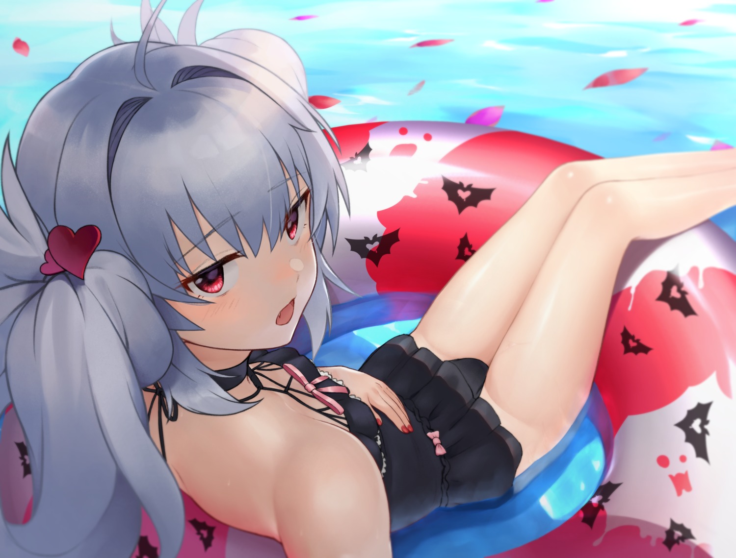 okamen, swimsuits, wet