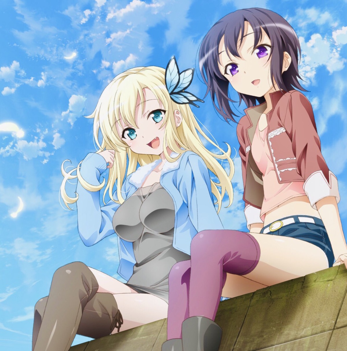boku_wa_tomodachi_ga_sukunai, dress, kashiwazaki_sena, mikazuki_yozora, thighhighs, watanabe_yoshihiro