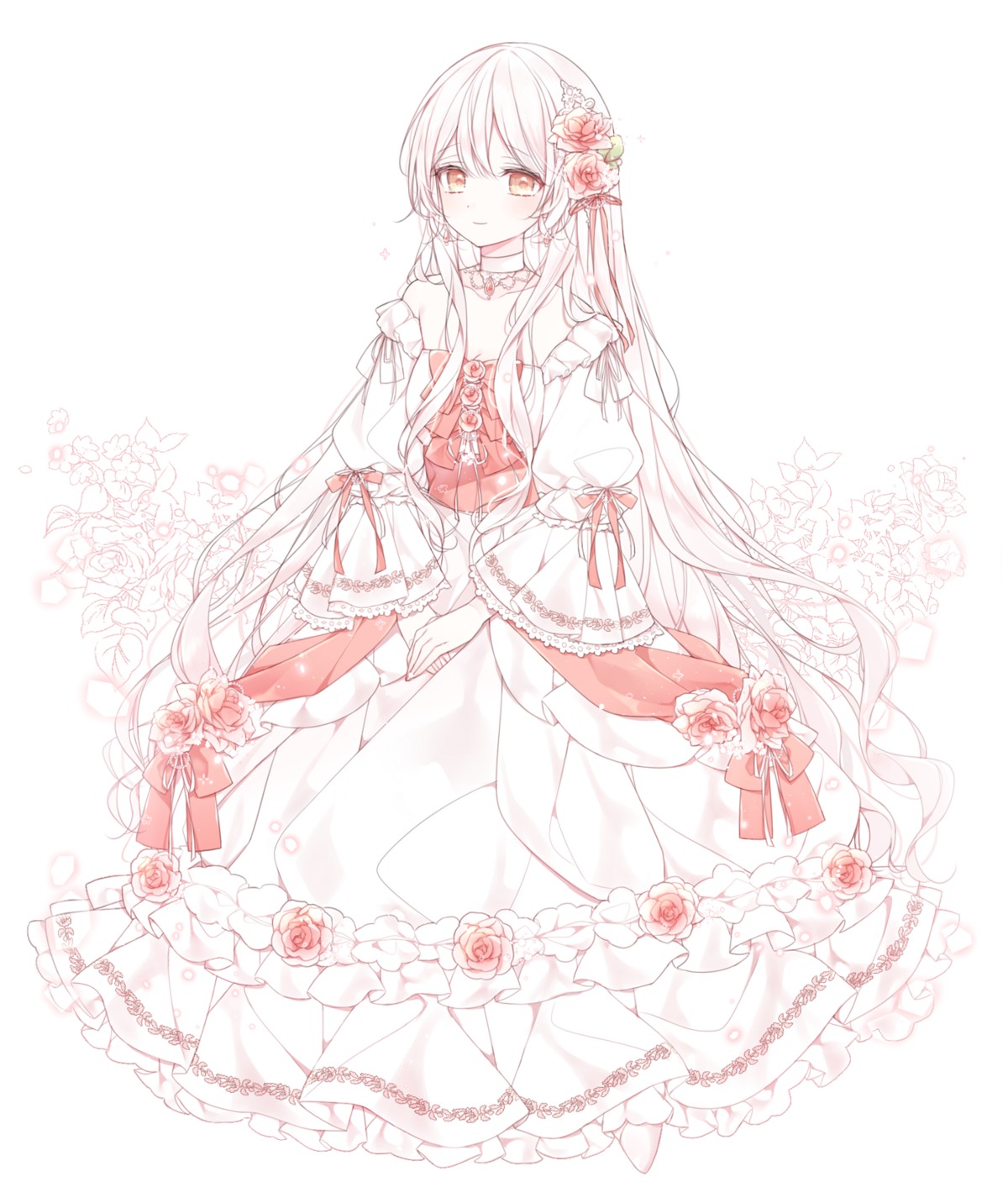 dress, lolita_fashion, mattang, sketch