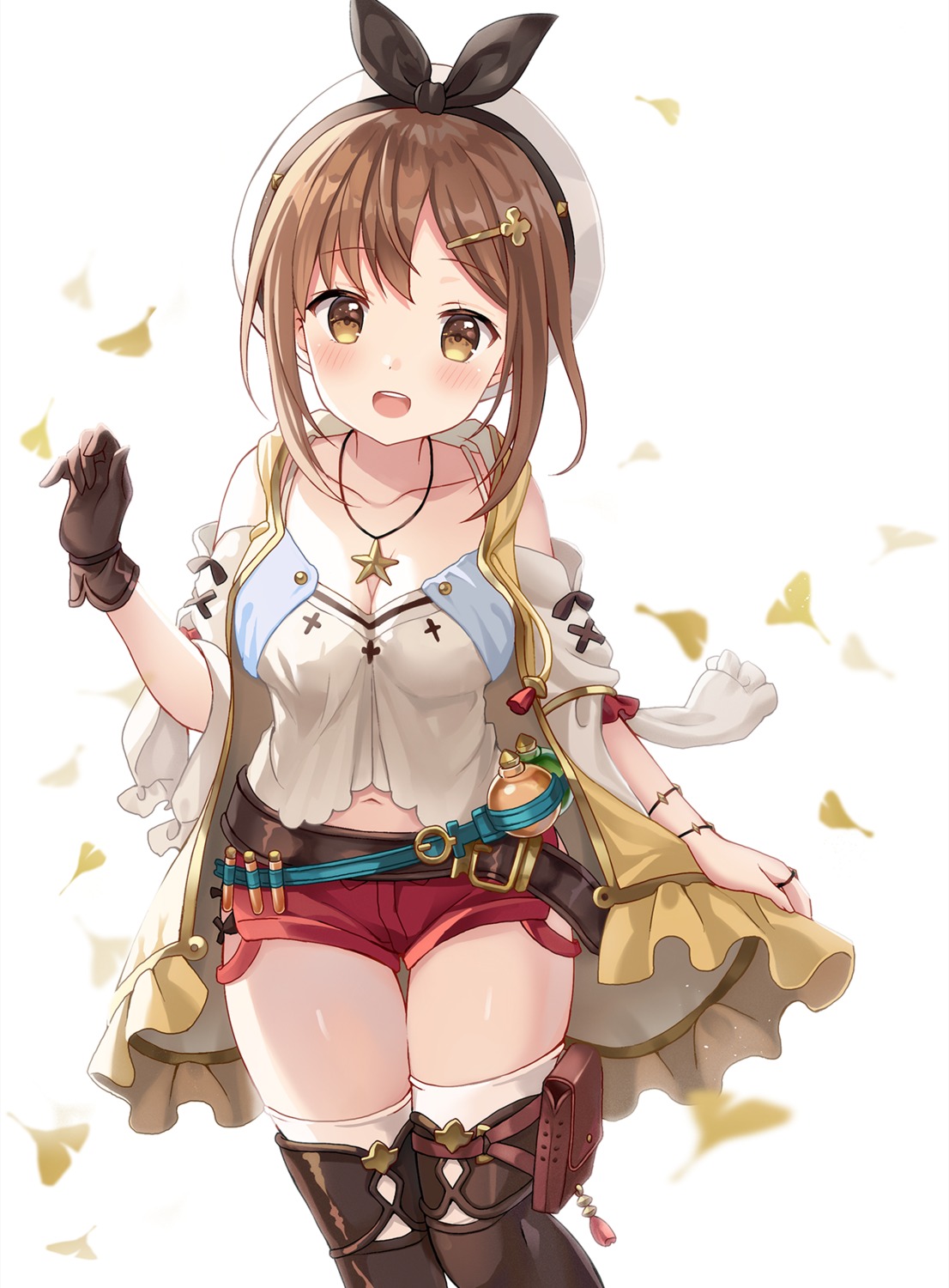 atelier, atelier_ryza, cleavage, mayo_(miyusa), reisalin_stout, thighhighs