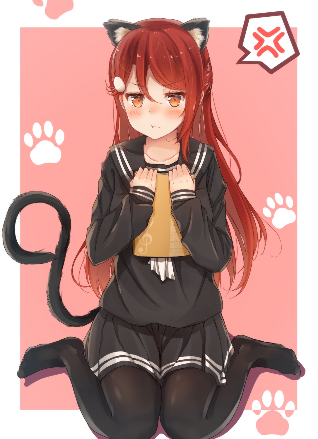animal_ears, love_live!_(series), love_live!_sunshine!!, nekomimi, pantyhose, sakurauchi_riko, seifuku, sonoko_neko