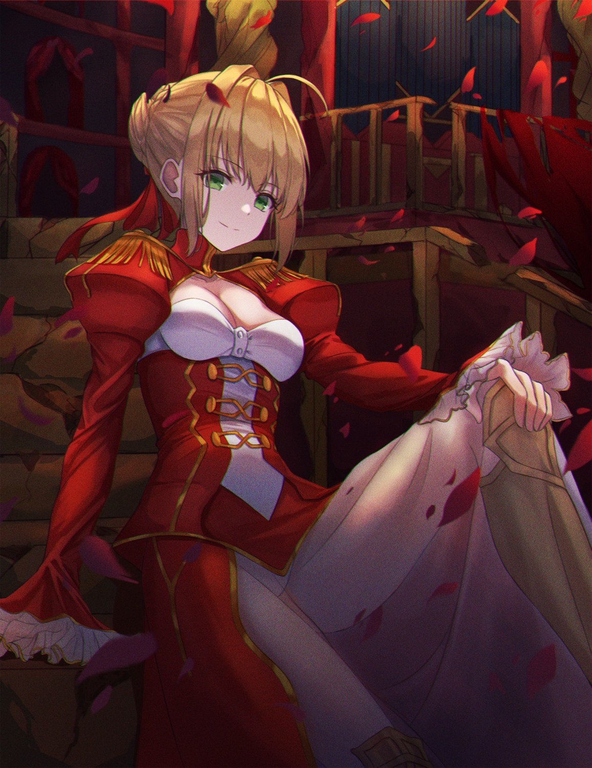 armor, bj8103, fate/extra, fate/grand_order, fate/stay_night, nero_claudius_(fate), pantsu, see_through, skirt_lift
