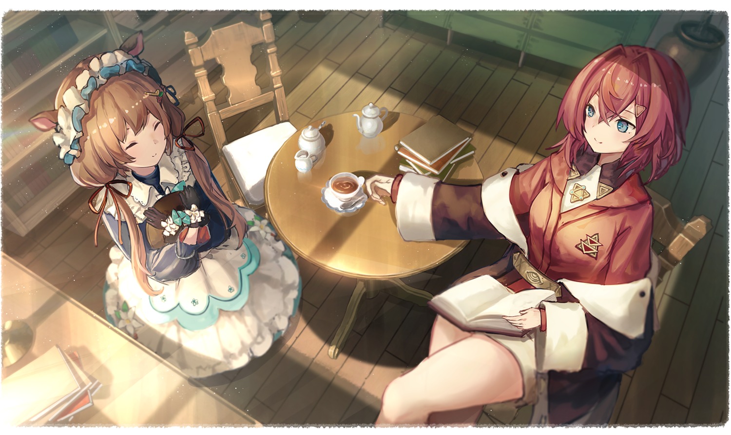 ange_katrina, animal_ears, eli_conifer, maid, nijisanji, yu_ni_t