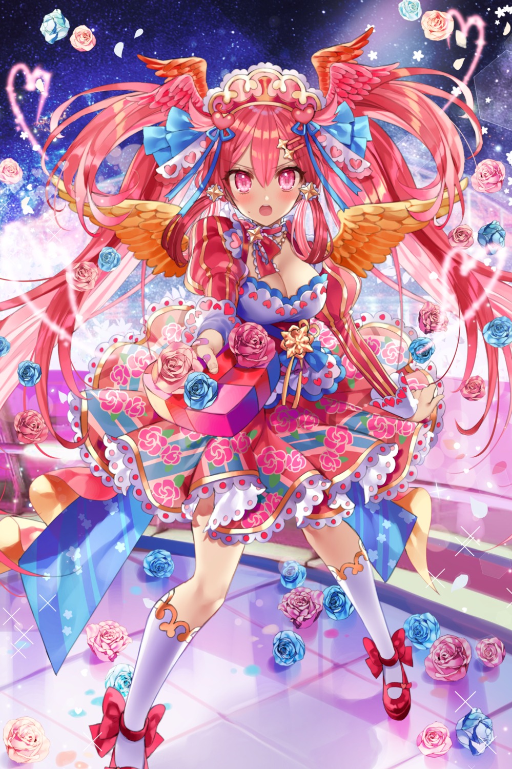 cleavage, gambe, koku_no_ishtaria, wings