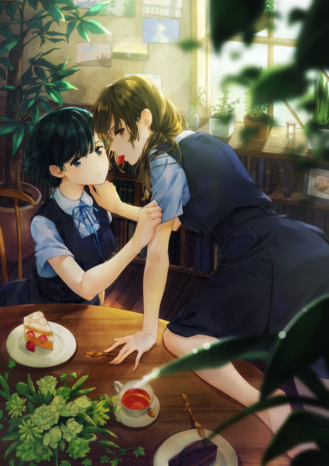 seifuku, tachibana_komoro, yuri
