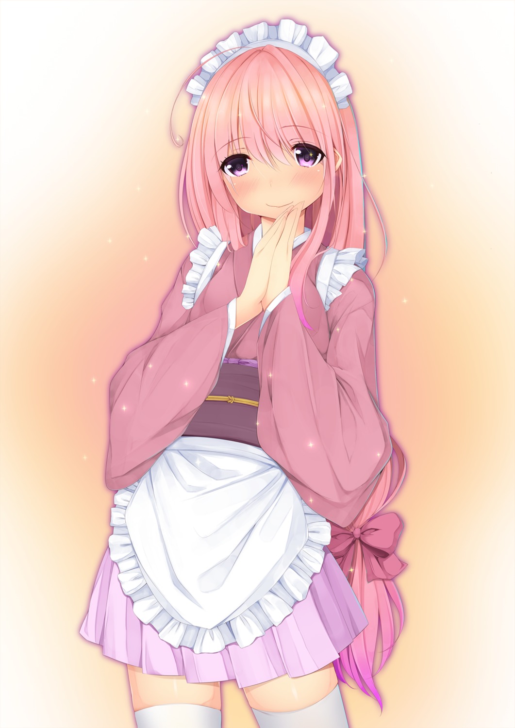 gabao., maid, thighhighs, wa_maid