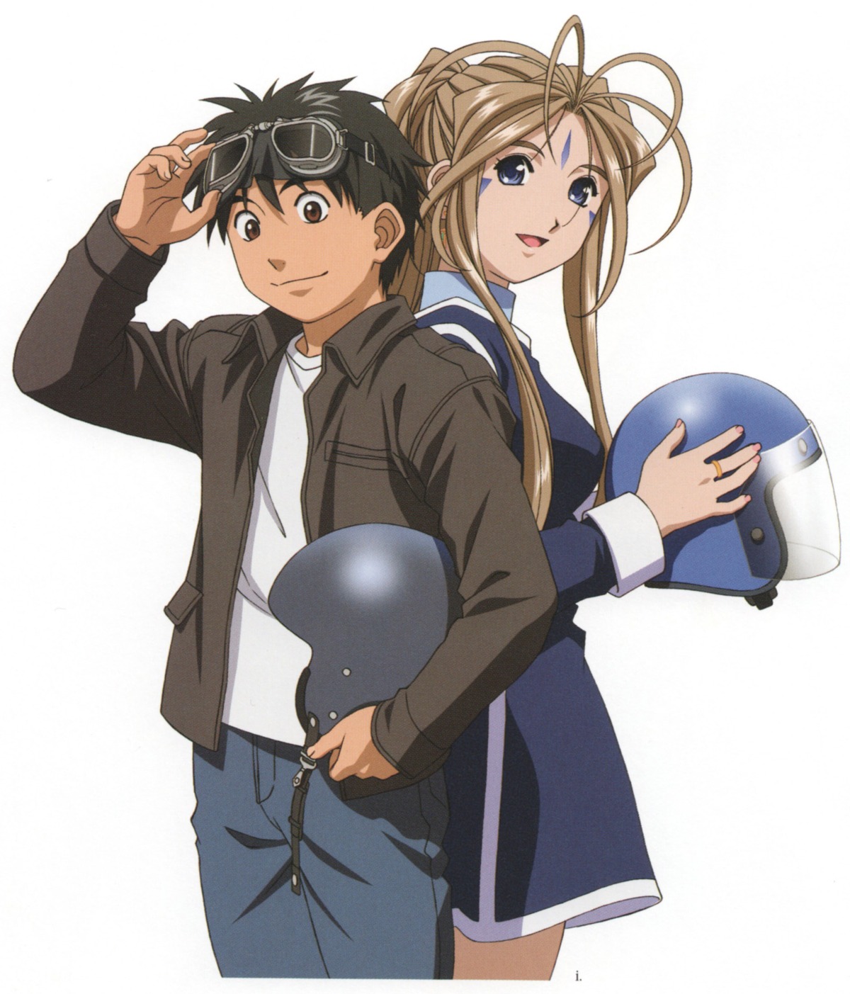 ah_my_goddess, belldandy, morisato_keiichi, screening