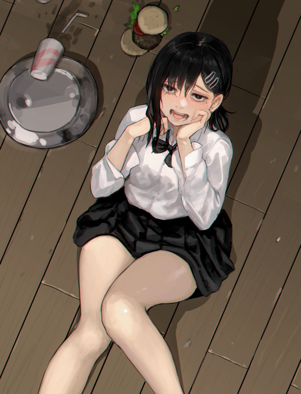 egk513, higashiyama_kobeni, seifuku, skirt_lift