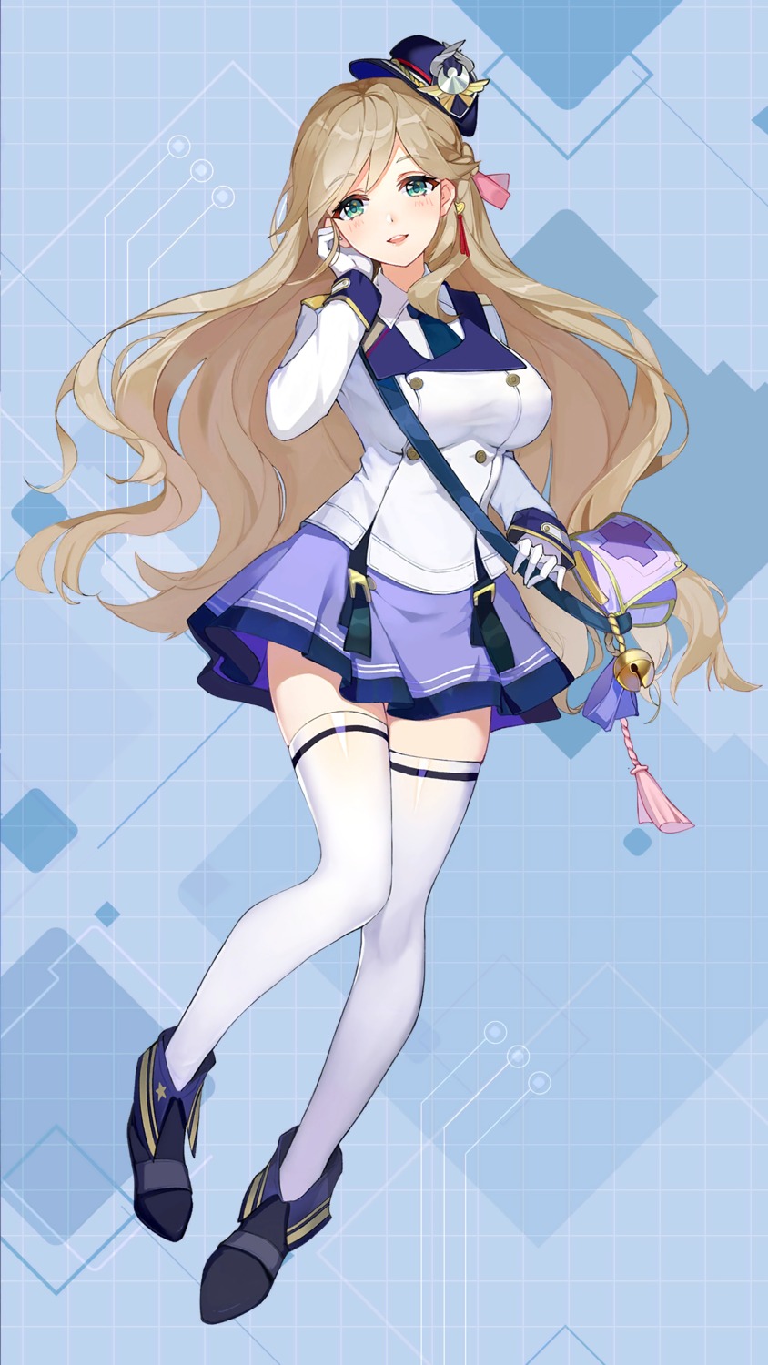 girl_cafe_gun, girl_cafe_gun_ii, grainne_draser, tagme, thighhighs, uniform