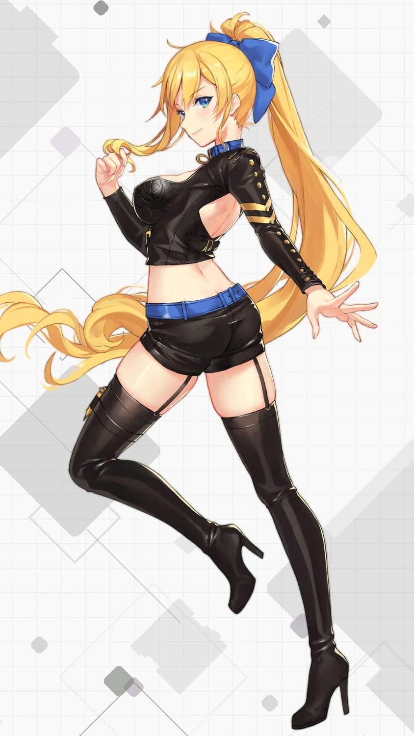 ass, girl_cafe_gun, girl_cafe_gun_ii, heels, juno_emmons, no_bra, stockings, tagme