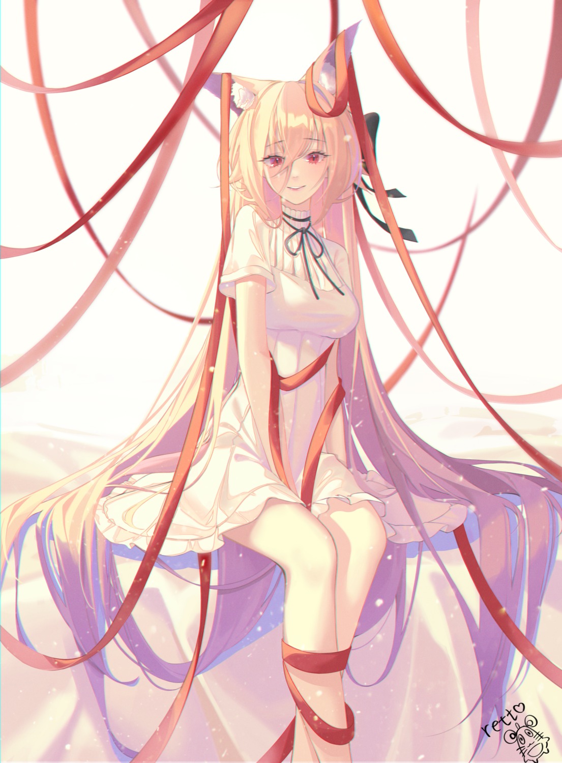 animal_ears, dress, ildanbaggobwa