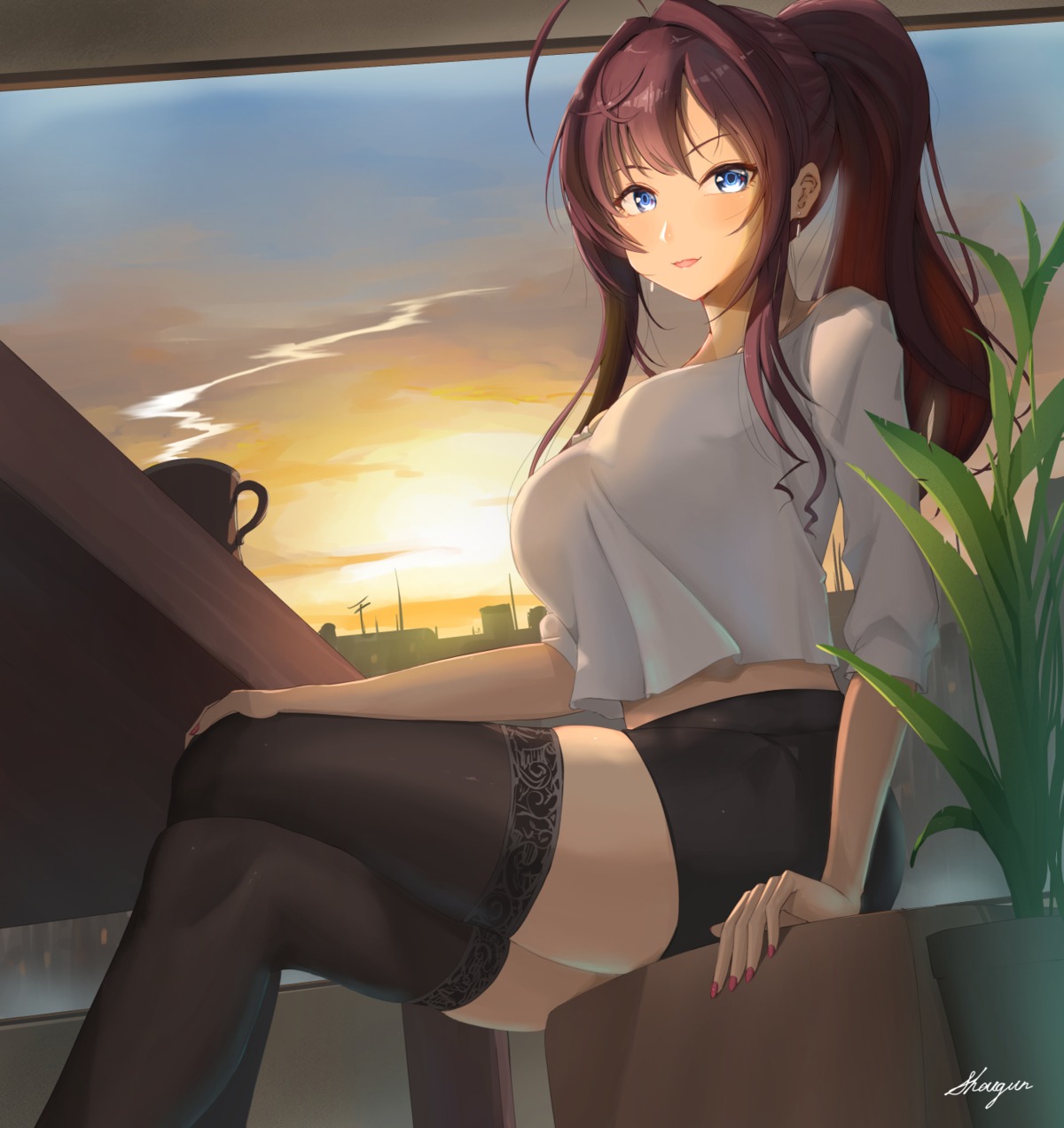 ichinose_shiki, shogun_(a96040021), the_idolm@ster, the_idolm@ster_cinderella_girls, thighhighs
