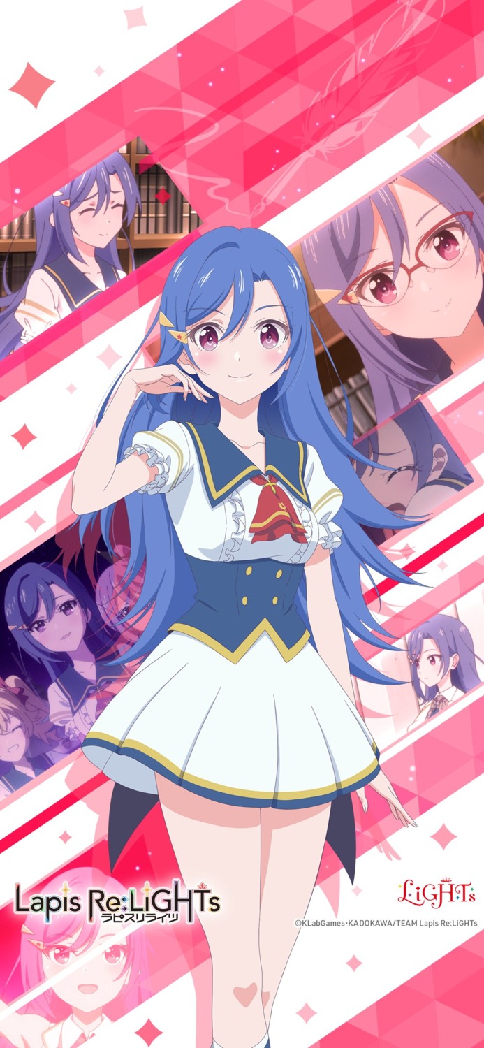 lapis_re:lights, megane, rosetta_(lapis_re:lights), seifuku