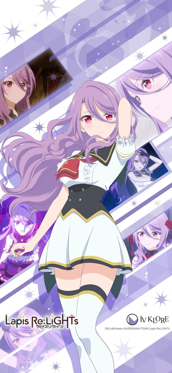emilia_(lapis_re:lights), lapis_re:lights, seifuku, thighhighs